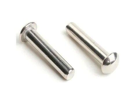 میخ پرچ ضربه ای (چکشی) آهنی استیل فولادی 2 نوع رزوه دار بدون رزوه