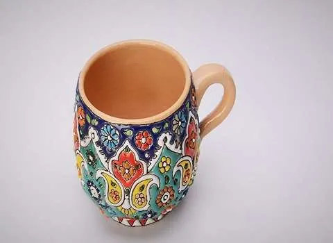 ظروف میناکاری لالجین؛ ماندگاری بالا 4 محصول کاسه گلدان بشقاب لیوان