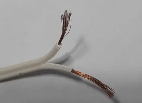 سیم برق دو رشته؛ سفید 450 750 ولت مس آلومینیوم ضد رطوبت