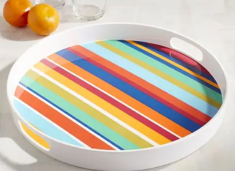 مشخصات سینی ملامین گرد + نکات خرید