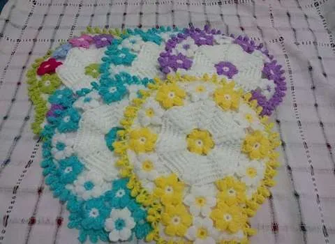 لیف بافتنی جدید ( مدل فانتزی زیبا ساده جهیزیه و ... )