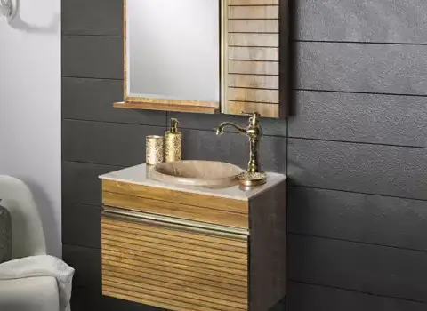 قیمت و خرید روشویی پی وی سی طرح چوب + فروش ارزان