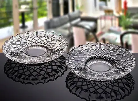 قیمت و خرید بشقاب شیرینی خوری بلور با مشخصات کامل