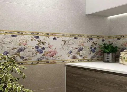 کاشی و سرامیک آشپزخانه گلدار مدرن با طرح های زیبا و خاص