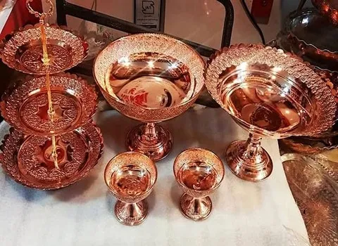قیمت و خرید ظروف مسی تزئینی ایران + فروش ارزان