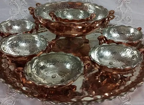 خرید ظروف مسی چکش کاری شده با قیمت استثنایی