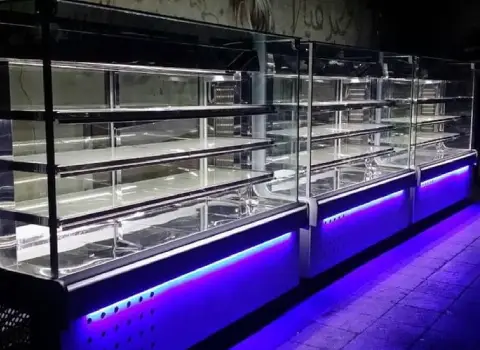 یخچال صنعتی مکعبی؛ استیل مناسب رستوران کافی شاپ قنادی