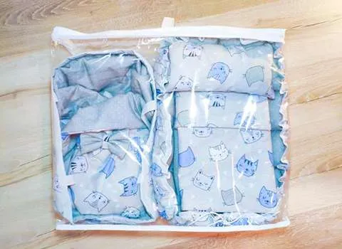 کالای خواب نوزاد کرج؛ دخترانه پسرانه 3 رنگ طوسی صورتی آبی