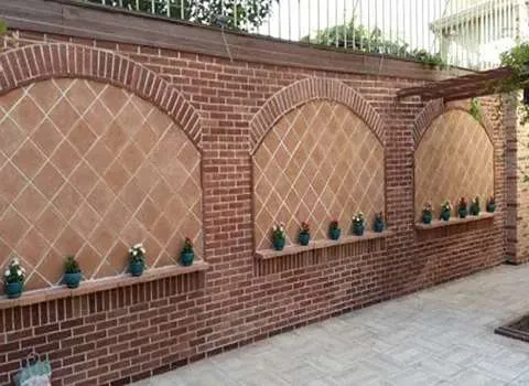 آجر نسوز نما بیرونی؛ ضد حرارت مقاوم 3 رنگ کرم سفید قرمز thick