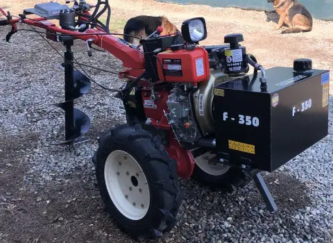 ادوات کشاورزی تیلر؛ تسهیل کاشت جنس چرخ آهنی آجدار sprayer