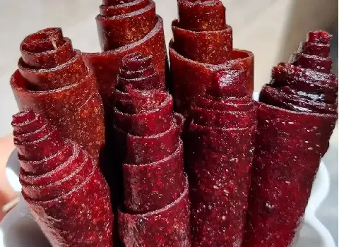 قیمت خرید لواشک آلو قرمز + طرز تهیه