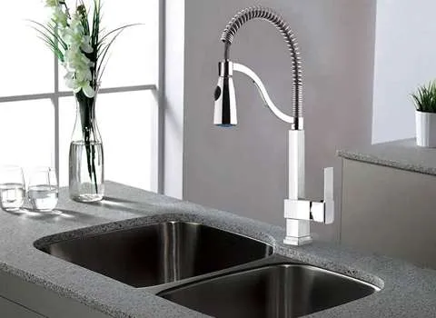 شیرآلات ساختمانی ارومیه؛ لمسی اهرمی (مات براق) آلیاژ ضد زنگ کلاسیک