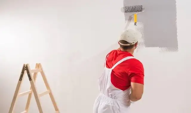 رنگ ساختمانی دودی؛ پلاستیکی روغنی 2 مدل طرح دار ساده