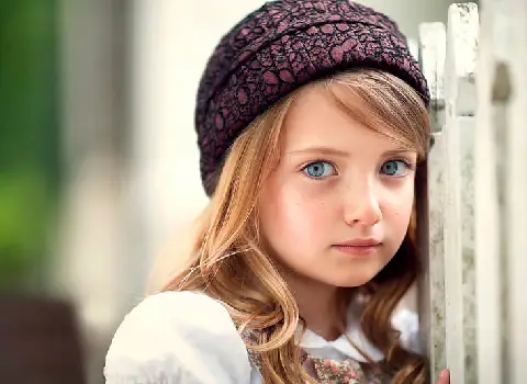 کلاه بچه گانه دخترانه؛ لبه دار کتان جین 3 نوع ساحلی زمستانی مجلسی 