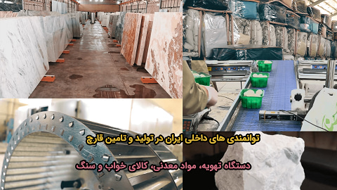 فیلم توانمندی های داخلی ایران در تولید و تامین قارچ، دستگاه تهویه، مواد معدنی، کالای خواب و سنگ و ارسال به نمایندگان خارجی آراد برندینگ