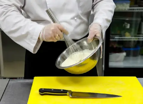 تخته کار آشپزخانه صنعتی؛ ساطوری سنگی چوبی ضخامت 5 سانتی متر