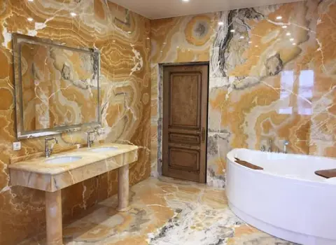 سنگ ساختمانی در شیراز؛ آجری خاکستری (40*40) گرانیت مرمریت تراورتن Shiraz