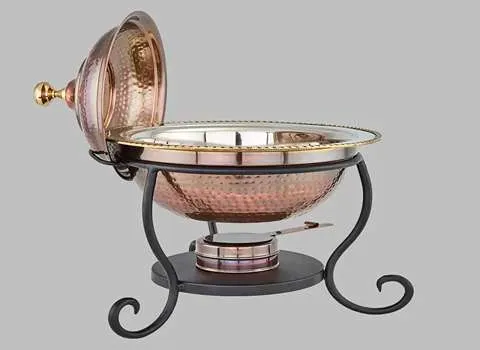 ظروف مسی منبت کاری؛ طرح برجسته تولید (اصفهان زنجان) انعطاف پذیری بالا