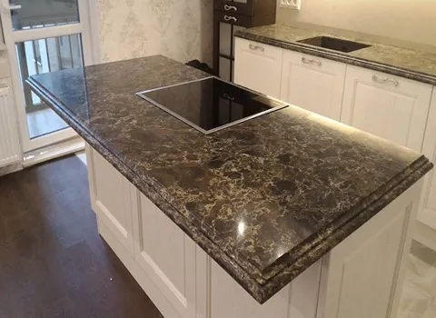 سنگ مرمریت چرمی؛ پوشش کف دیوار داخلی کرم Leather marble stone