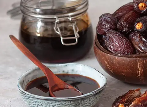 شیره خرما در مشهد؛ قهوه ای فیبر پتاسیم کلسیم (1000 500) گرم