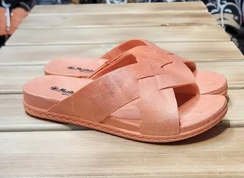 دمپایی پلاستیکی زنانه ؛ تنوع سایزبندی رنگ قرمز صورتی سفید بنفش آبی زرد سبز