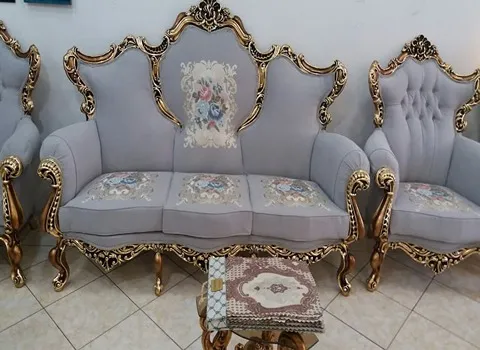 خرید عمده مبل استیل طوسی روشن با بهترین شرایط