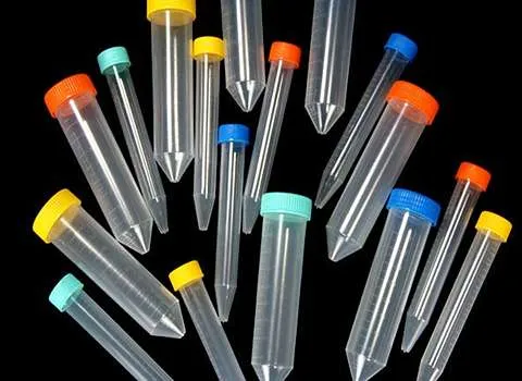 لوله آزمایش پلاستیکی درب دار؛ مانع انحلال گاز استوانه U شکل