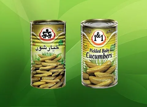 بهترین قیمت خرید خیارشور یک و یک چهار کیلویی