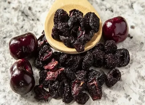 گیلاس خشک کالری (میوه) طبیعی ارگانیک 2 طعم شیرین ترش