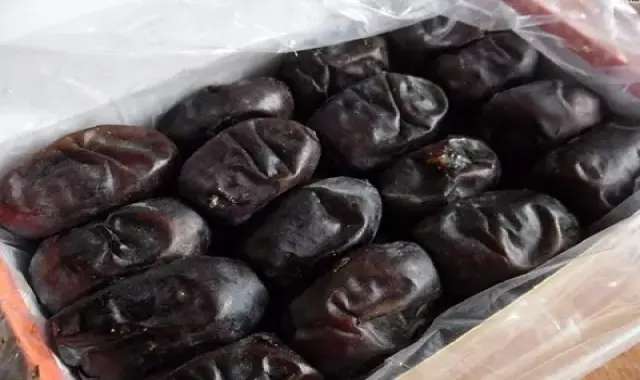 خرمای مضافتی ایرانشهر؛ صادرتی پوست نازک سیاه گوشت قهوه ای