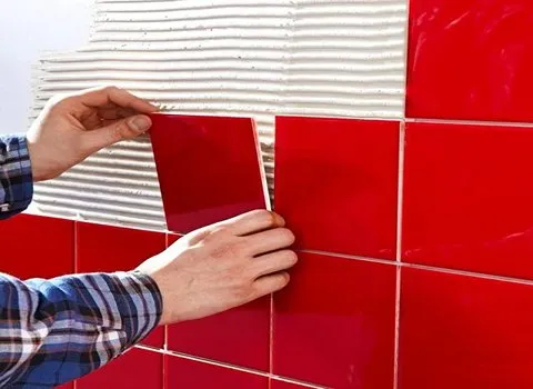 سرامیک آشپزخانه قرمز؛ خاک رس مات براق ضد لغزش (60 60) سانتی متر