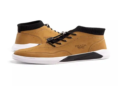 کفش مردانه اسپرت چرم قهوه ای | قیمت مناسب خرید عالی