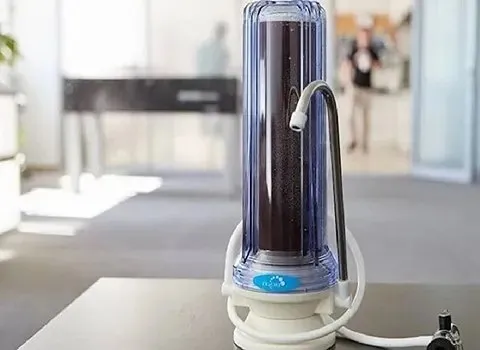 دستگاه تصفیه آب رومیزی خانگی؛ فیلتر قابل تعویض حمل آسان مخزن کوچک 5 6 مرحله