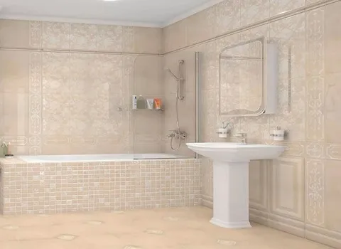 کاشی تبریز طرح کلاسیک؛ پلی استری پرسلان قابل شستشو tile