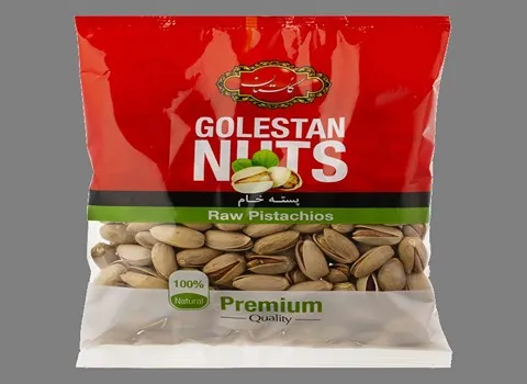 مغز پسته خام گلستان؛ گرد بادامی خون ساز مناسب گز Golestan