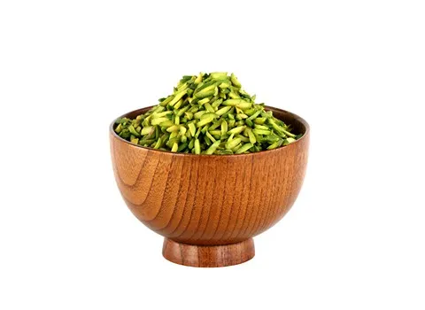 خلال پسته عمده؛ سبز طبع گرم کاربرد (بستنی کیک پودینگ)