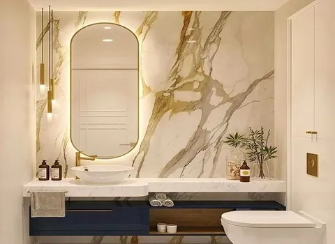 کاشی سرویس بهداشتی ایرانی؛ سبک وزن ابعاد استاندارد Bathroom tiles