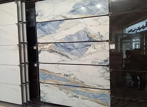 کاشی و سرامیک راک تهران؛ ساده طرح دار 3 رنگ سفید مشکی آبی