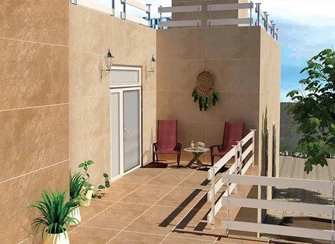 کاشی پرسلان دیواری؛ مات براق نانو پولیش دارای سطح صاف tile