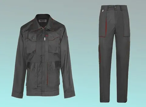 لباس کار دو تکه؛ بلوز شلوار جیب دار مناسب کارگری نجاری ساختمانی