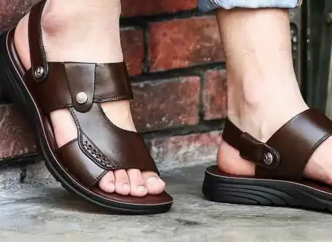 قیمت صندل مردانه چرمی ایرانی و خارجی + ارسال رایگان