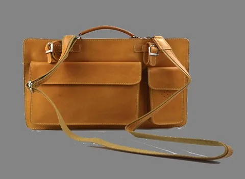 خرید و قیمت کیف چرم عسلی مردانه