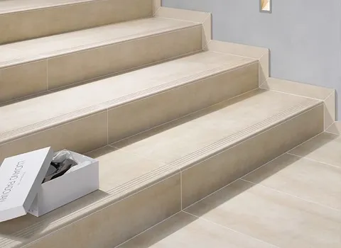 کاشی پرسلان پله (سرامیک) مدرن لوکس لعابدار تحمل وزن سنگین