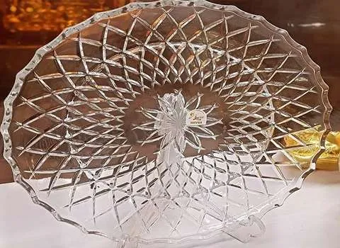 قیمت خرید عمده شیرینی خوری بلوری ارزان و مناسب