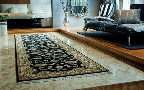 فرش ماشینی 1000 شانه کاشان؛ اکریلیک (مدرن کلاسیک) فاقد پرز Kashan