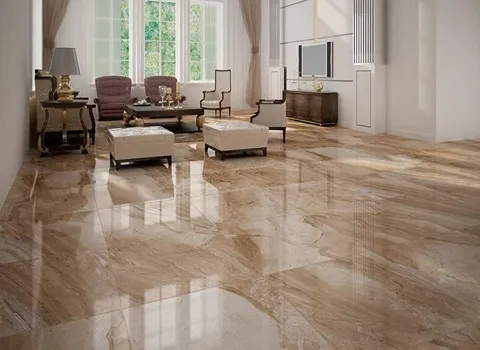 سرامیک کف 60 * 60 شیراز؛ براق مات خاک رس 2 طرح چوبی سنگ فرش