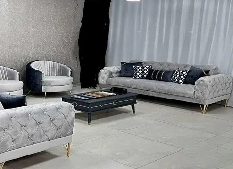 مبلمان راحتی 7 نفره؛ کلاسیک استیل فانتزی کاناپه ای راحت