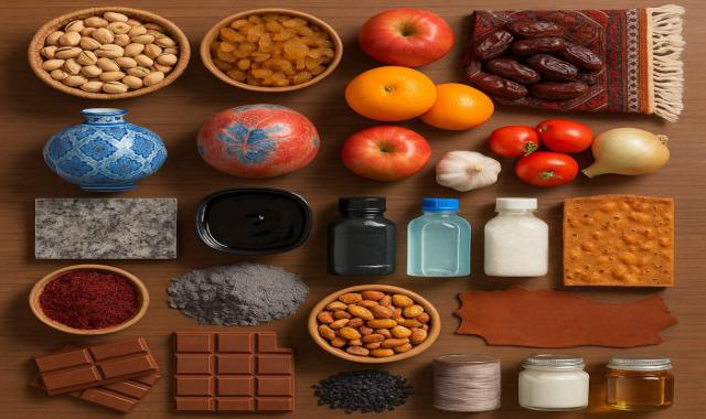 لیست کامل کالاهای صادراتی ایران