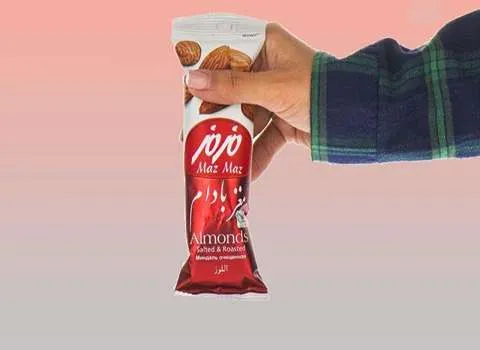 بادام درختی مزمز؛ بسته بندی مناسب بهداشتی طبع گرم خشک آهن Vitamin D