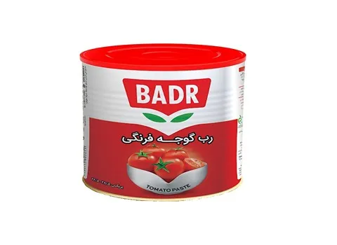 رب گوجه فرنگی بدر؛ قوطی کنسروی شیشه ای حاوی آنتی اکسیدان Vitamin